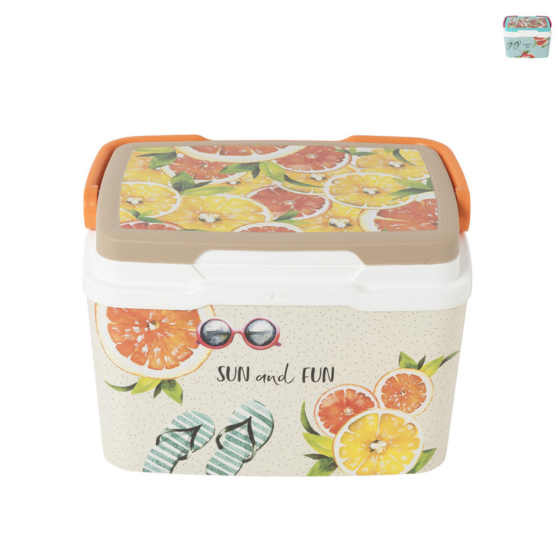 Koelbox zomerfruit - diverse kleuren - 5 liter