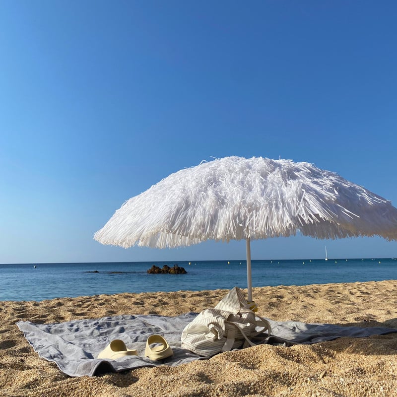 Hawaii parasol - wit - ø180 cm 