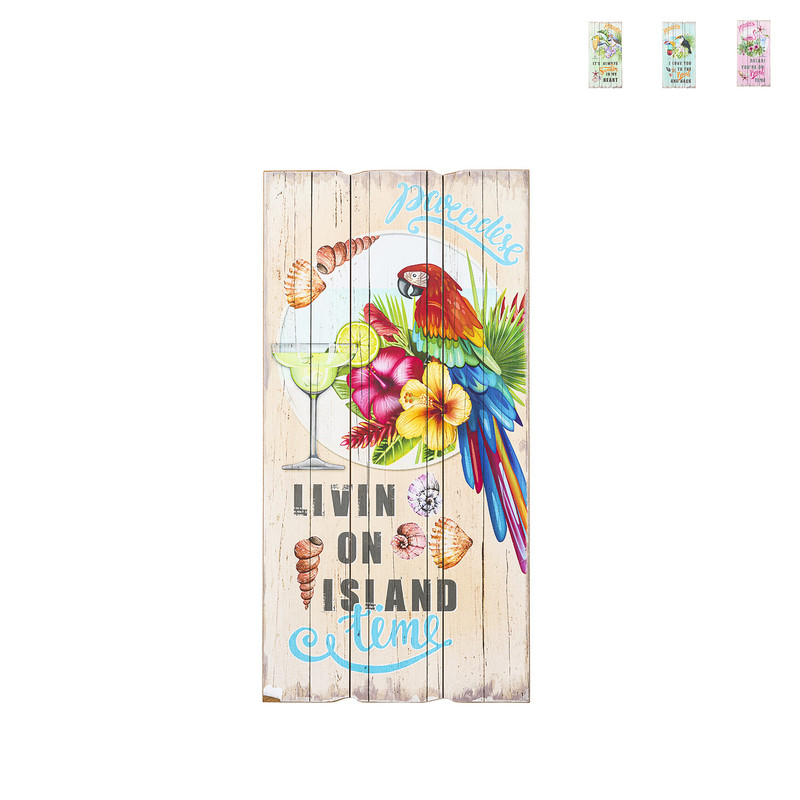 Wanddecoratie jungle fever - diverse varianten - 60x30 cm