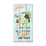 Wanddecoratie jungle fever - diverse varianten - 60x30 cm