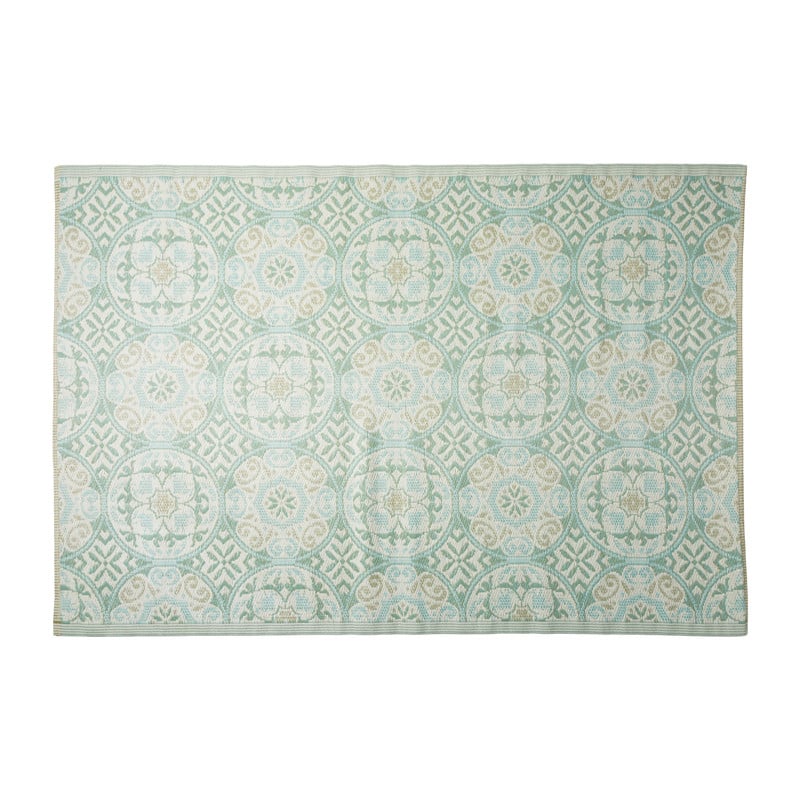 Buitenkleed cirkels - groen - 160x230 cm