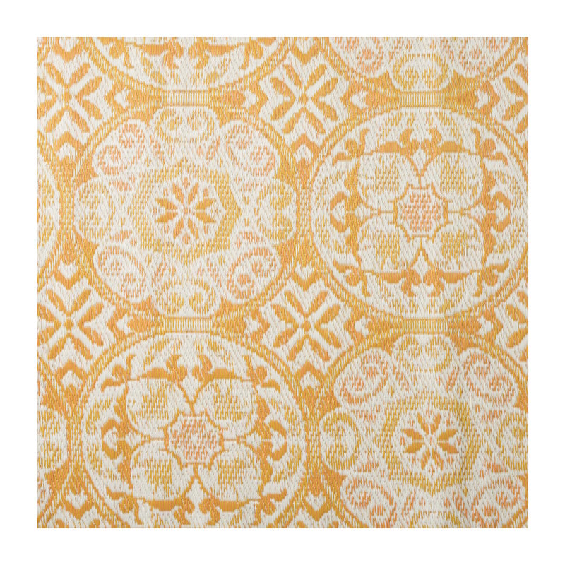 Buitenkleed cirkels - geel/oranje - ø150 cm