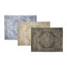 Luxe buitenkleed barok - zwart - 150x200 cm