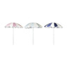 Parasol gestreept - roze/beige - ø160x180 cm