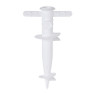 Prik parasolhouder - wit - 30x16.5x9 cm