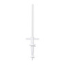 Prik parasolhouder - wit - 30x16.5x9 cm