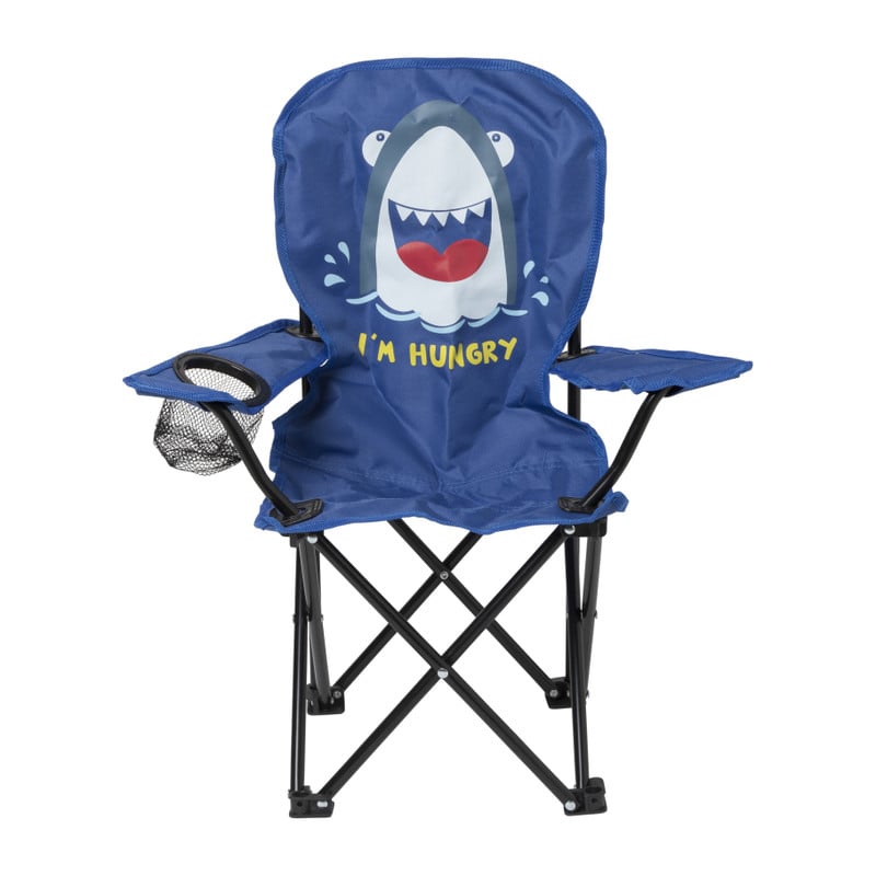Kids campingstoel haai - 66x55x32 cm