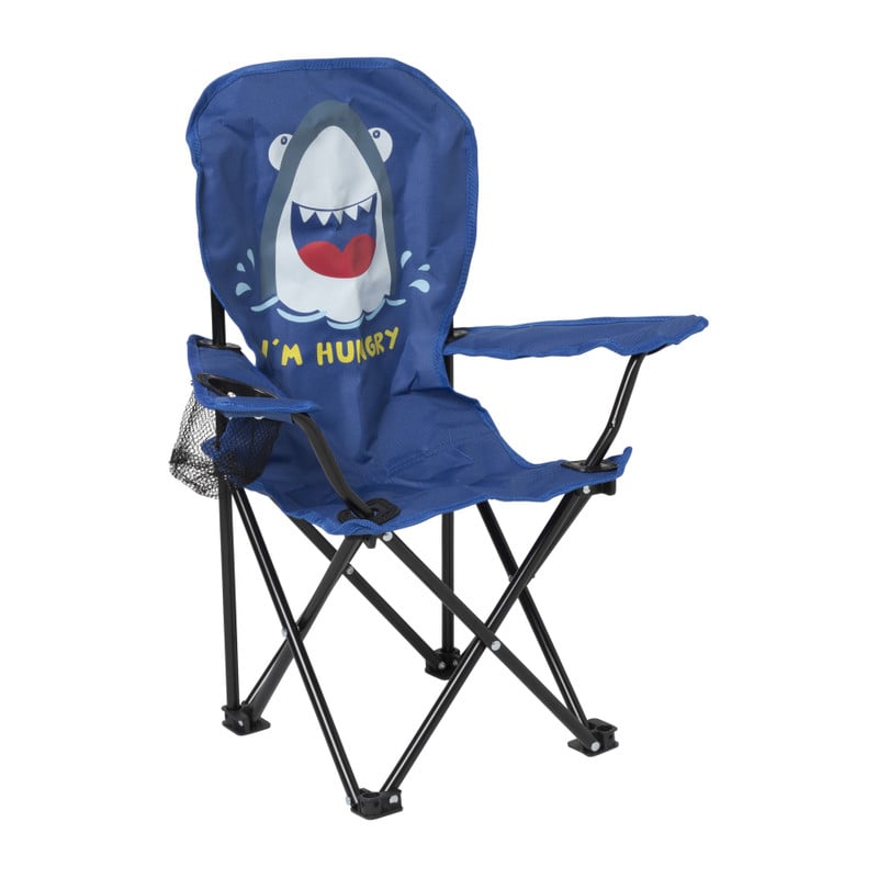 Kids campingstoel haai - 66x55x32 cm