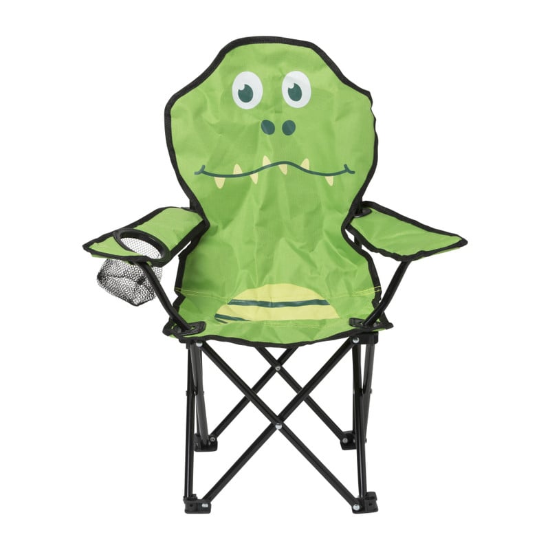 Kids campingstoel krokodil - 66x55x32 cm