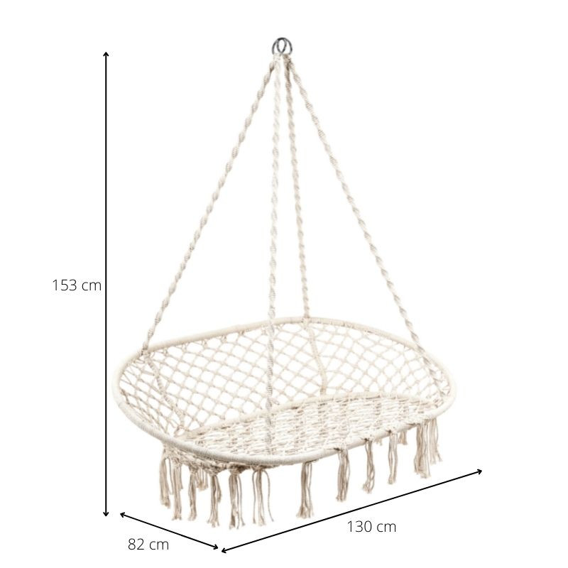 Hangbank Knoet - beige