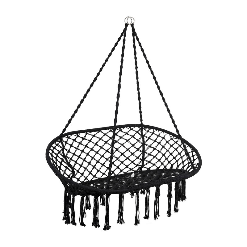 Hangbank Knoet - zwart
