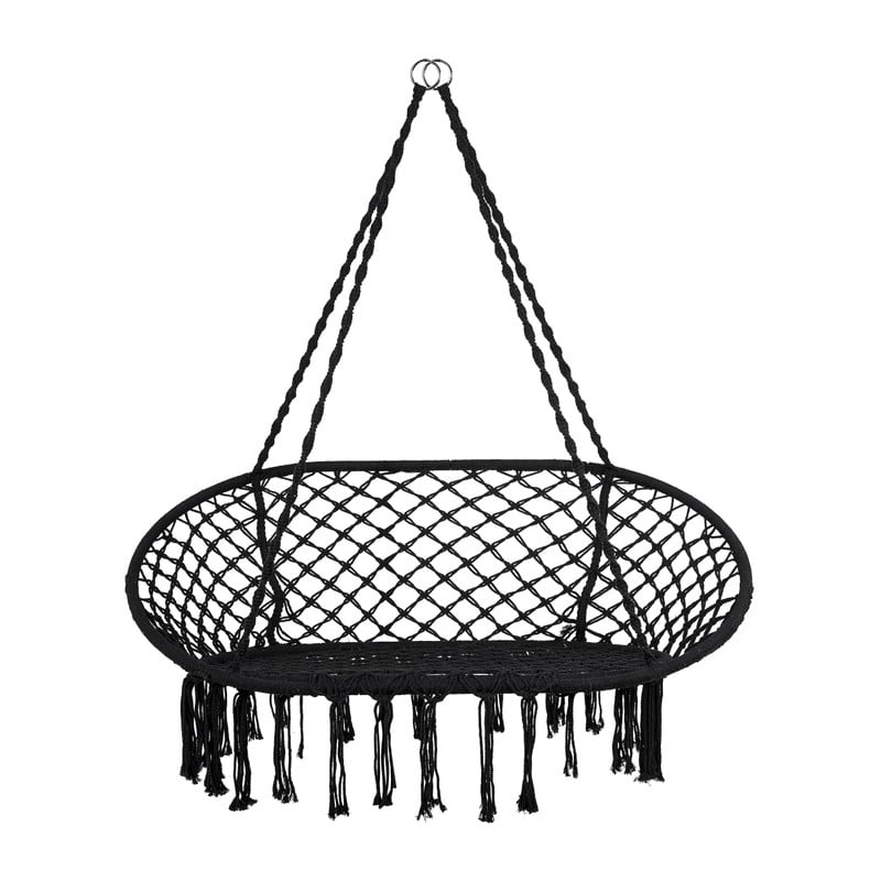 Hangbank Knoet - zwart