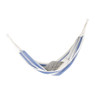 Hangmat stripes - blauw wit