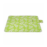 Strand/picknickplaid flowers - groen
