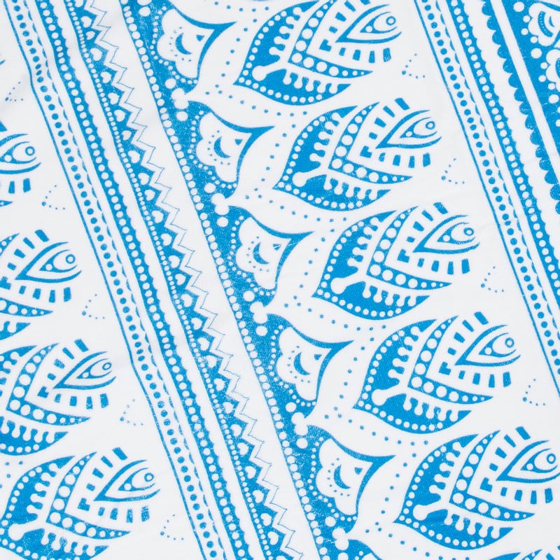 Strandlaken Indian Blue - 180x100 cm