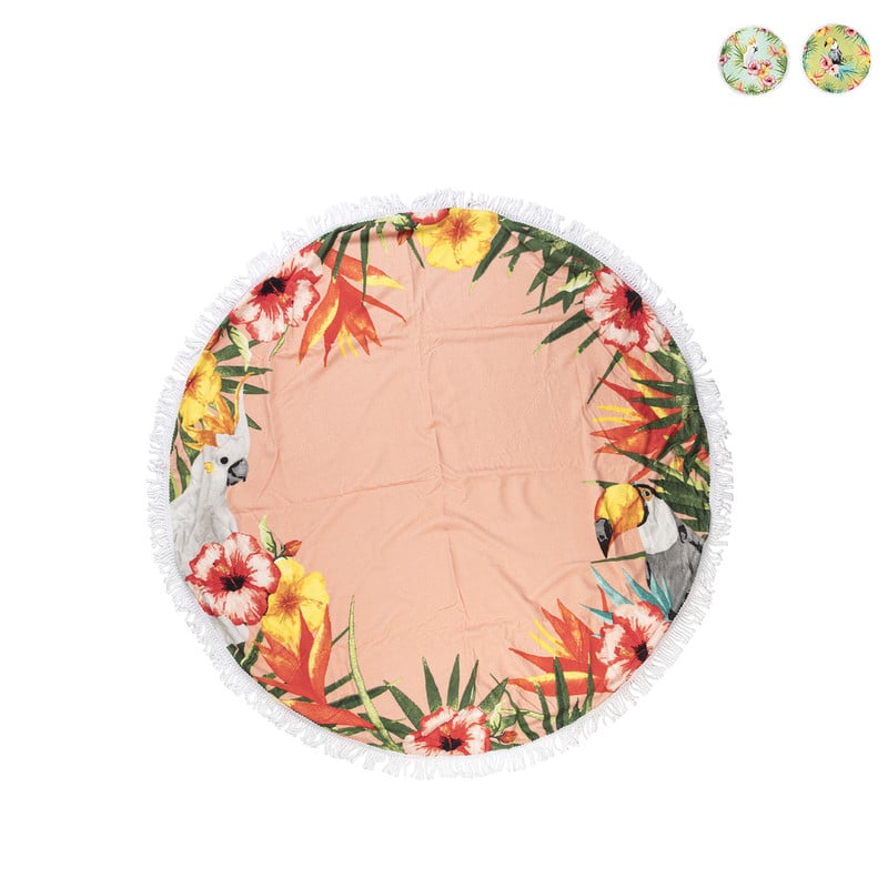 Badlaken tropical - diverse varianten - ⌀150 cm