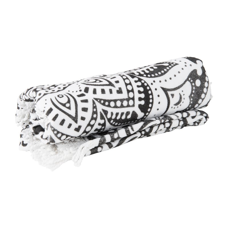Beachplaid rondo indian black - 145 cm