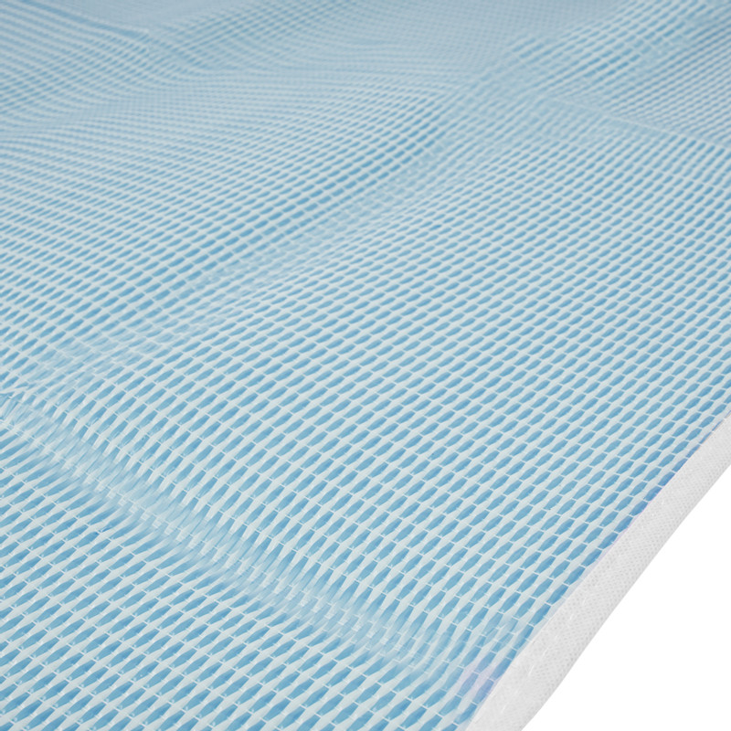 Campingmat - blauw - 180x200 cm