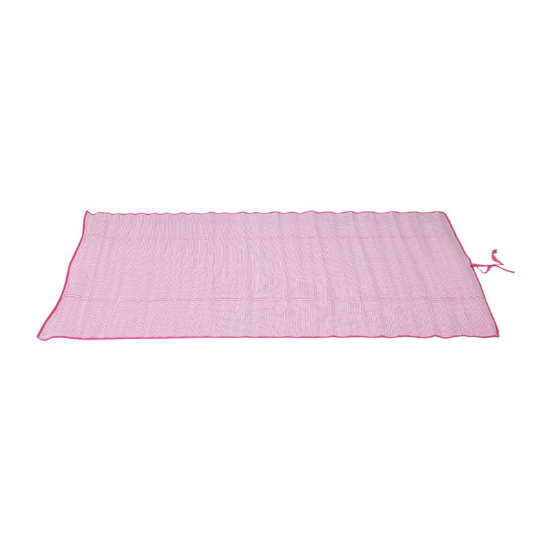 Strabd/picknickmat - 120x180 cm - roze