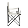 Campingstoel opvouwbaar - wit - 80x75x50 cm