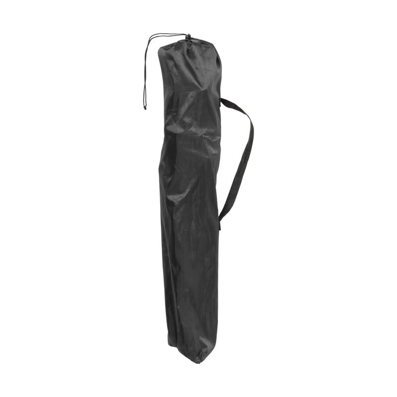 Opvouwbare campingstoel - zwart - 80x75x50 cm
