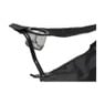 Opvouwbare campingstoel - zwart - 80x75x50 cm