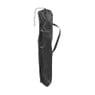 Opvouwbare campingstoel - zwart - 80x75x50 cm