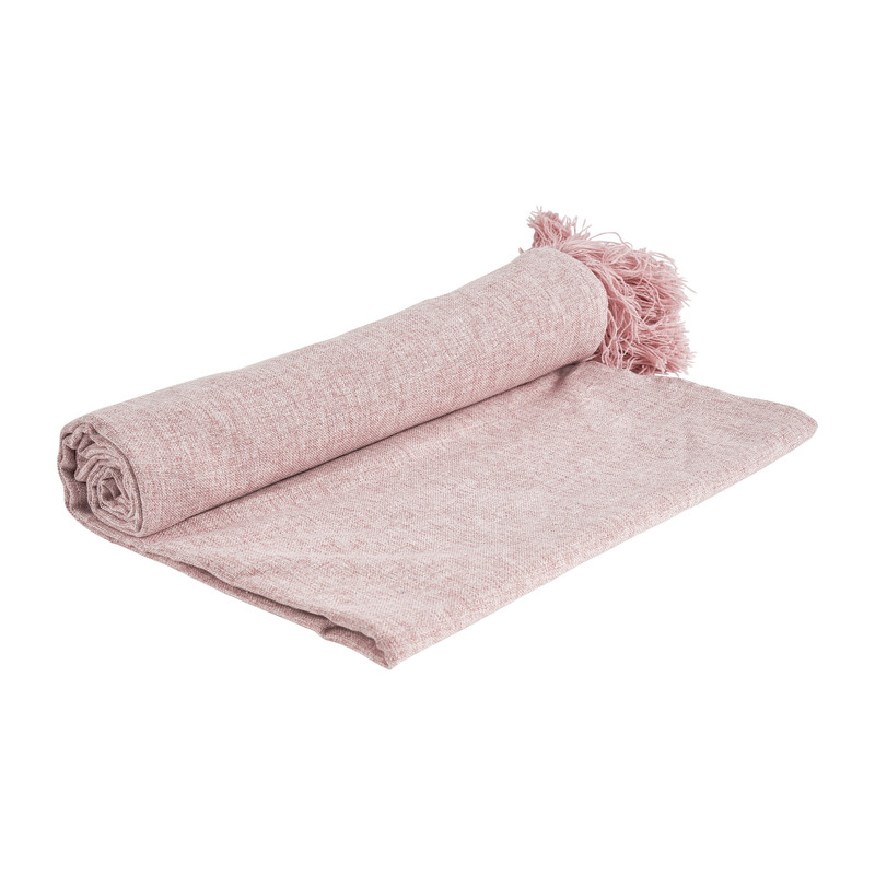 Picknickplaid - roze - 140x140 cm