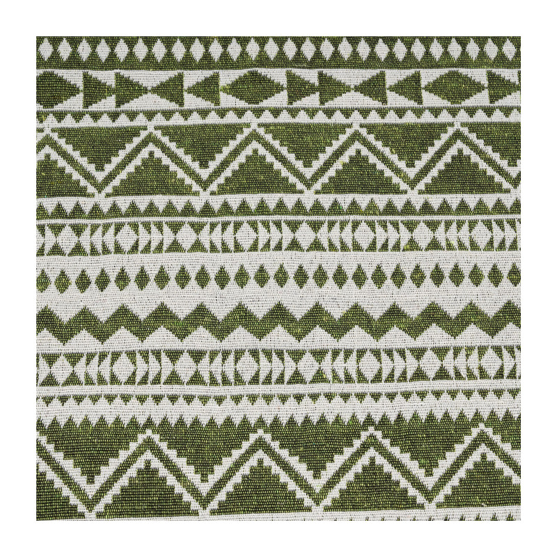 Picknickplaid aztec - groen - 140x140 cm 
