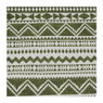 Picknickplaid aztec - groen - 140x140 cm 