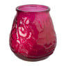 Citronella kaars in glas - diverse kleuren - ø9x9.8 cm