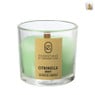 Citronella kaars in glas - diverse varianten - ø8x7.5 cm
