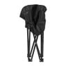 Kids campingstoel compact - zwart - 50x50x40 cm