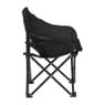 Kids campingstoel compact - zwart - 50x50x40 cm