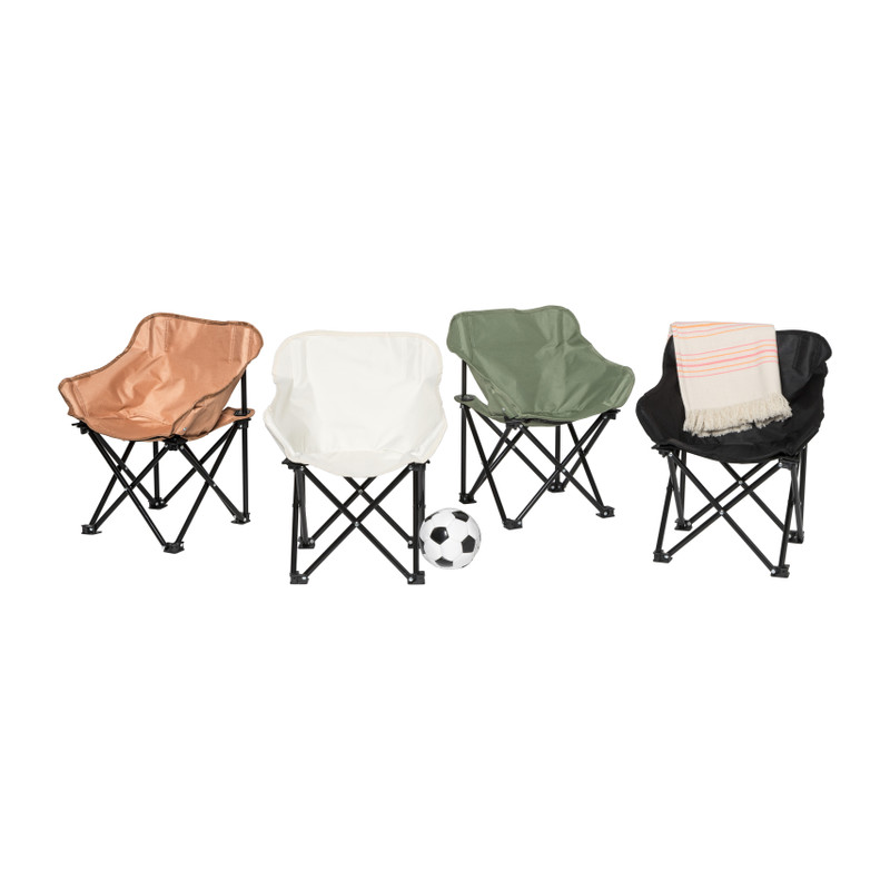 Kids campingstoel compact - terra - 50x50x40 cm