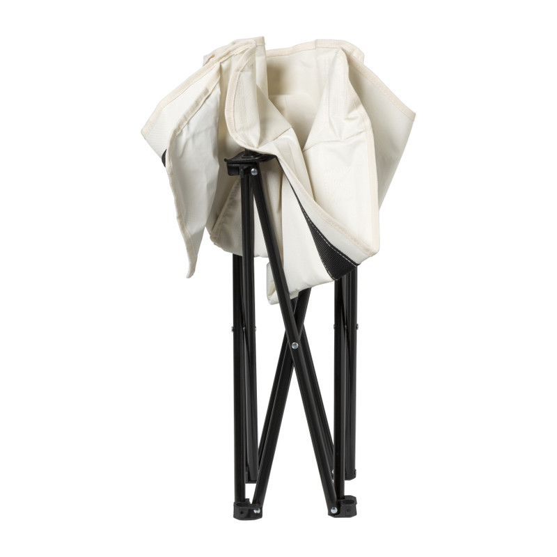 Campingstoel compact - wit - 65x62x55 cm