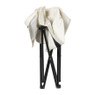 Campingstoel compact - wit - 65x62x55 cm