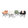 Campingstoel compact - wit - 65x62x55 cm