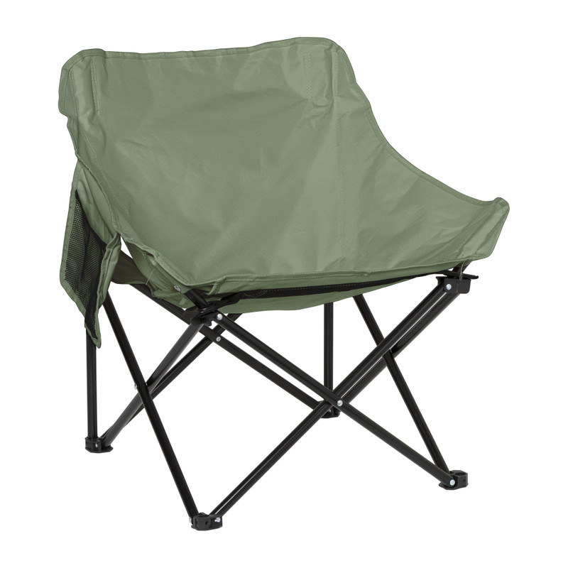 Campingstoel compact - groen - 65x62x55 cm