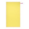 Microvezel handdoek - geel/roze - 100x180 cm