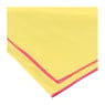 Microvezel handdoek - geel/roze - 100x180 cm