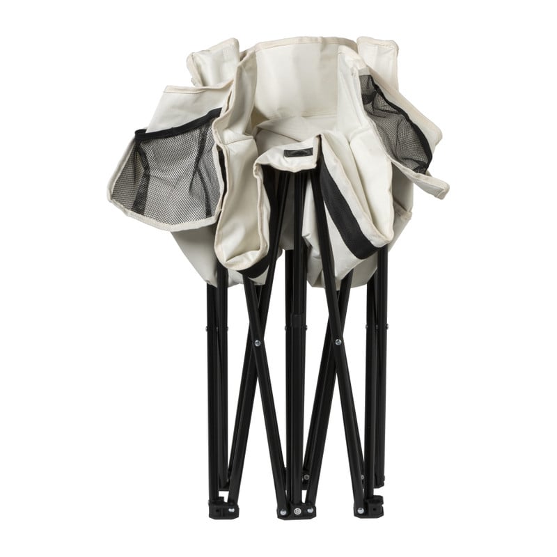 Campingbank compact - 2 zits - wit 