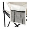 Campingbank compact - 2 zits - wit 
