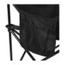 Campingbank compact - 2 zits - zwart 