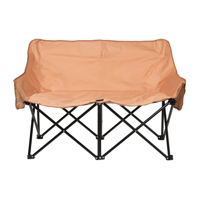 Campingbank compact - 2 zits - terra 