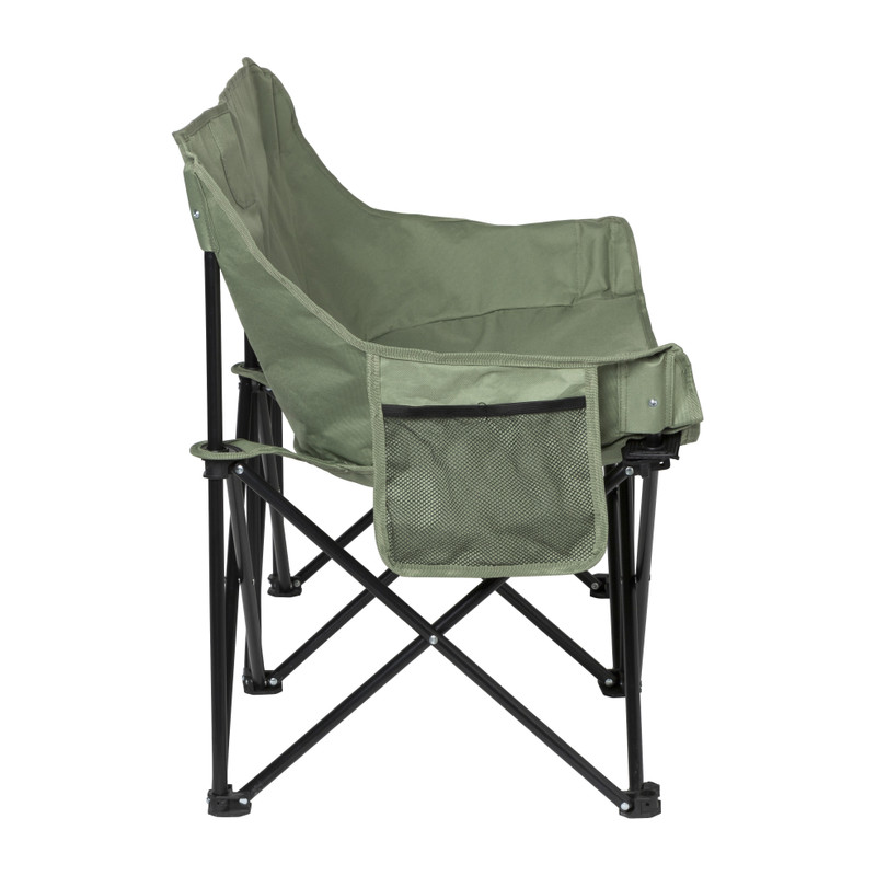 Campingbank compact - 2 zits - groen