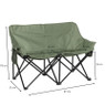 Campingbank compact - 2 zits - groen