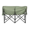 Campingbank compact - 2 zits - groen