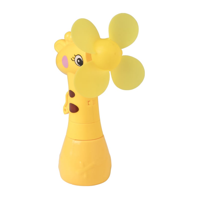 Mini ventilator dieren - diverse kleuren - 15.5x7x10 cm 