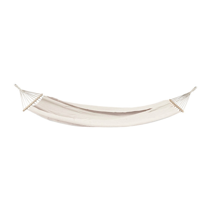 Hangmat aan stok - beige - 90x265 cm